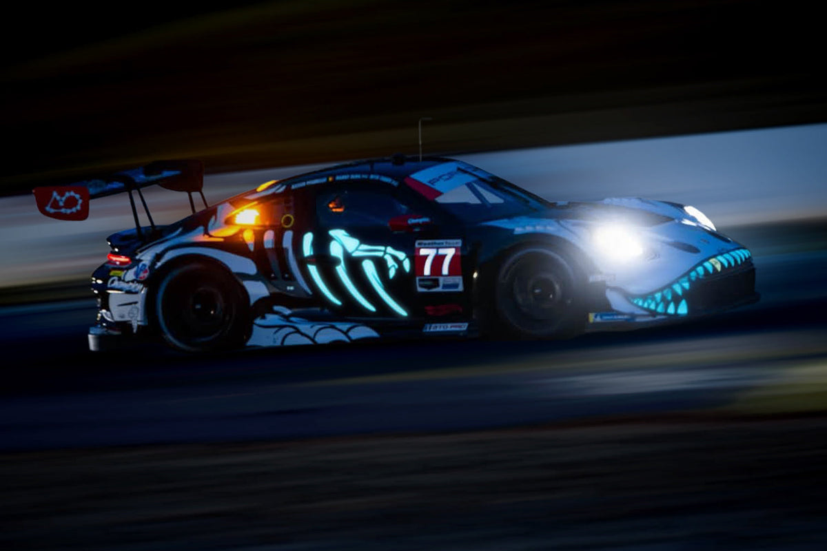 [PRE-ORDER] Mini GT - Porsche 911 GT3 R (992) #77 AO Racing "Skeleton"  2026 IMSA Petit Le Mans 2026 - Scala 1/64 MGT01436-L
