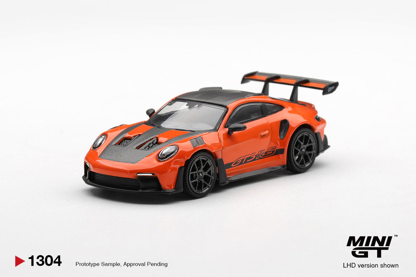 [PRE-ORDER] Mini GT - Porsche 911 (992) GT3 RS Gulf Orange Weissach Package 2024 – 1/64 Scale MGT01304-L