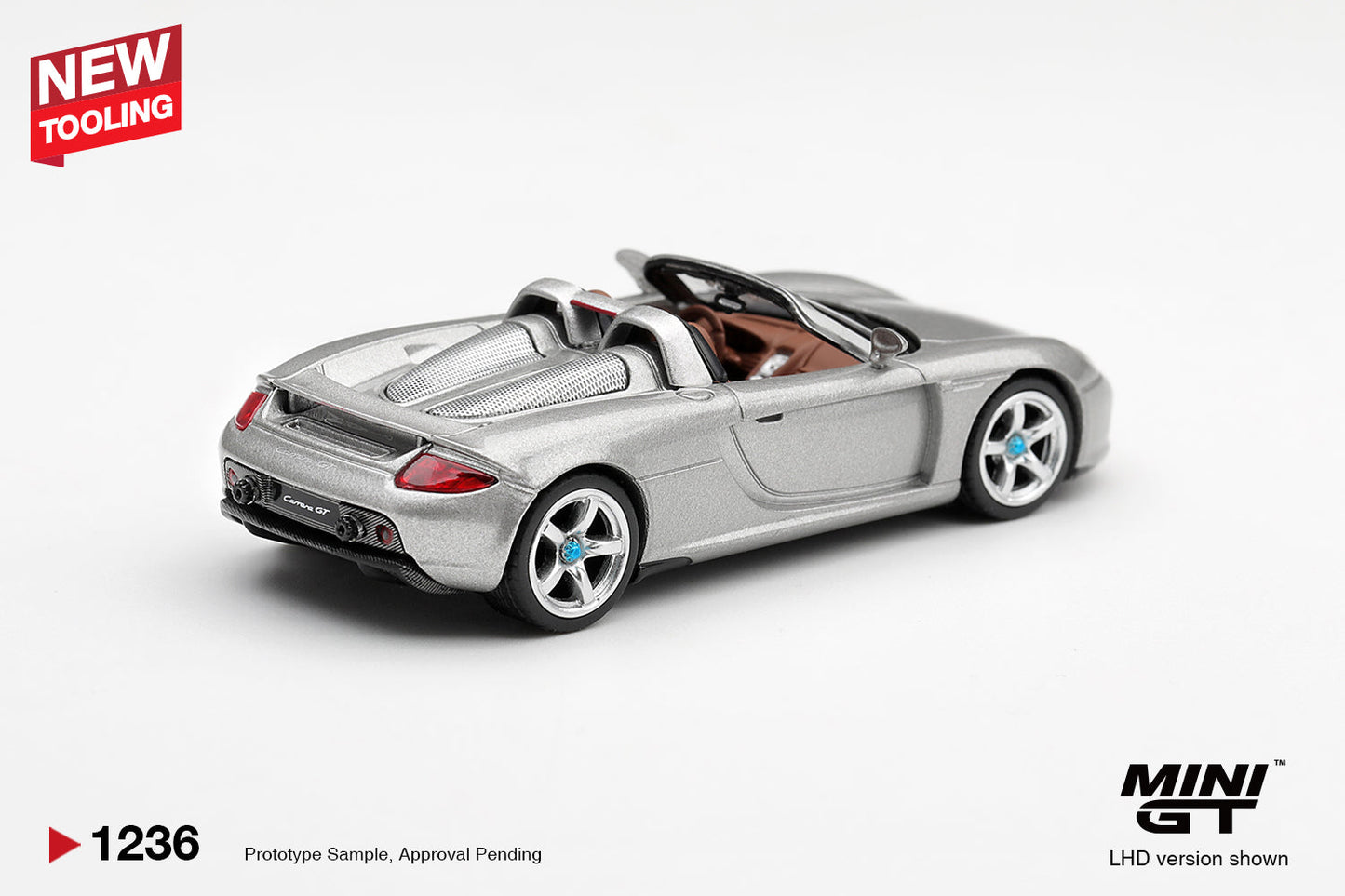 [PRE-ORDER] Mini GT - Porsche Carrera GT Silver 2006 - 1/64 Scale MGT01236-L
