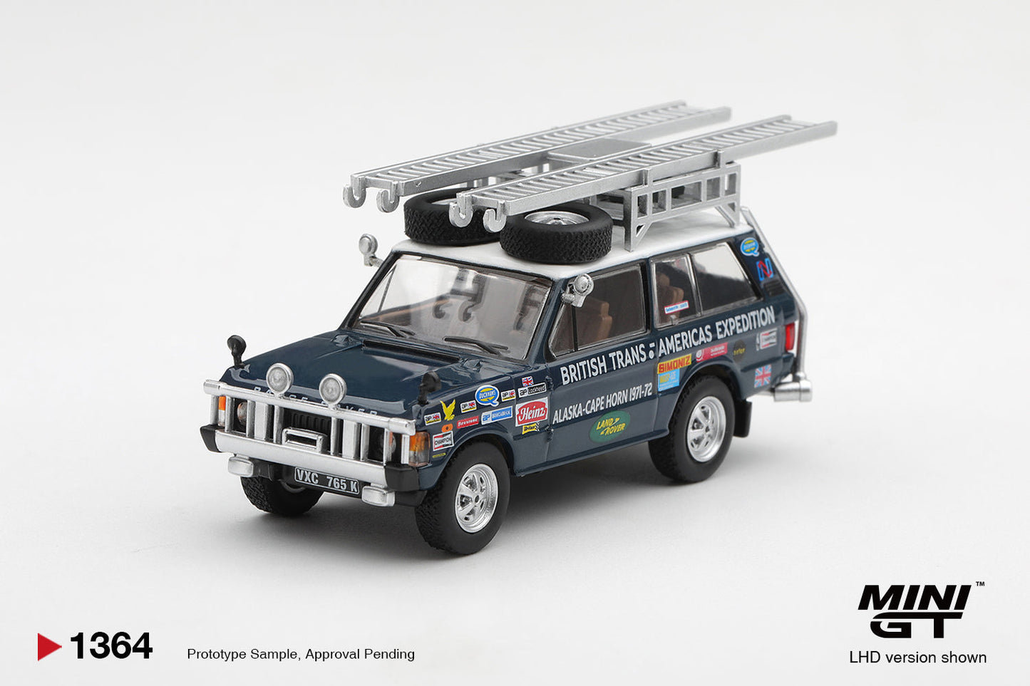 [PRE-ORDER] Mini GT - Range Rover 1971 British Trans-Americas Expedition 1971 - Scala 1/64 MGT01364-L