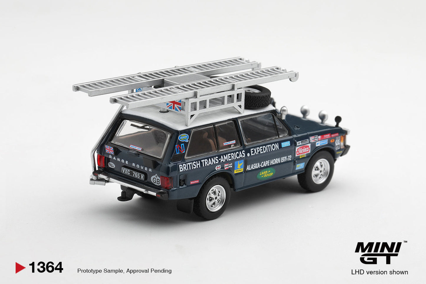 [PRE-ORDER] Mini GT - Range Rover 1971 British Trans-Americas Expedition 1971 - Scala 1/64 MGT01364-L