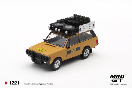 [PRE-ORDER] - Mini GT - Range Rover 1981 Camel Trophy Sumatra K.Stoppa & A.Valldorf 1981 - Scala 1/64 MGT01221-L