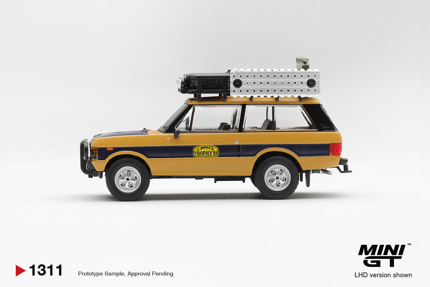 [PRE-ORDER] Mini GT - Range Rover Camel Trophy Sumatra N.Sudmann / F.Hofmann 1981 – 1/64 Scale MGT01311-L