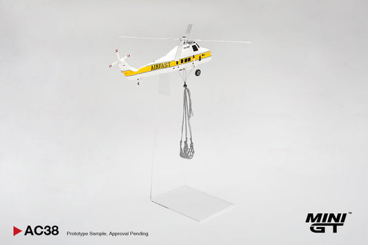 Mini GT - Sikorsky S58T Helicopter Camel Trophy 1985 – 1/64 Scale MGTAC38