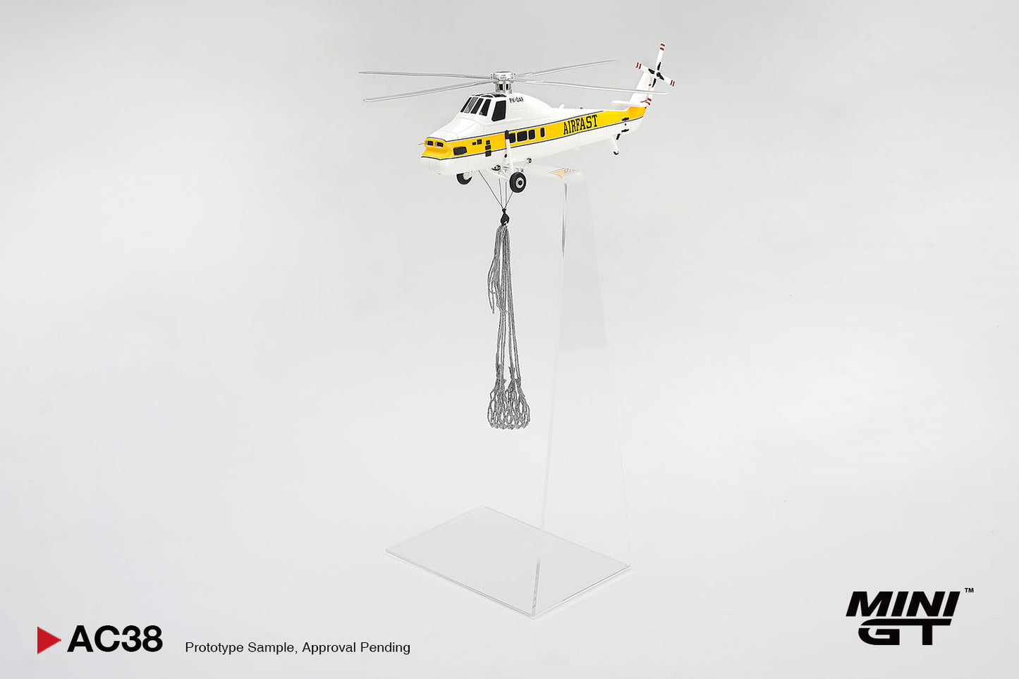 [PRE-ORDER] Mini GT - Sikorsky S58T Helicopter Camel Trophy 1985 – Scala 1/64 MGTAC38