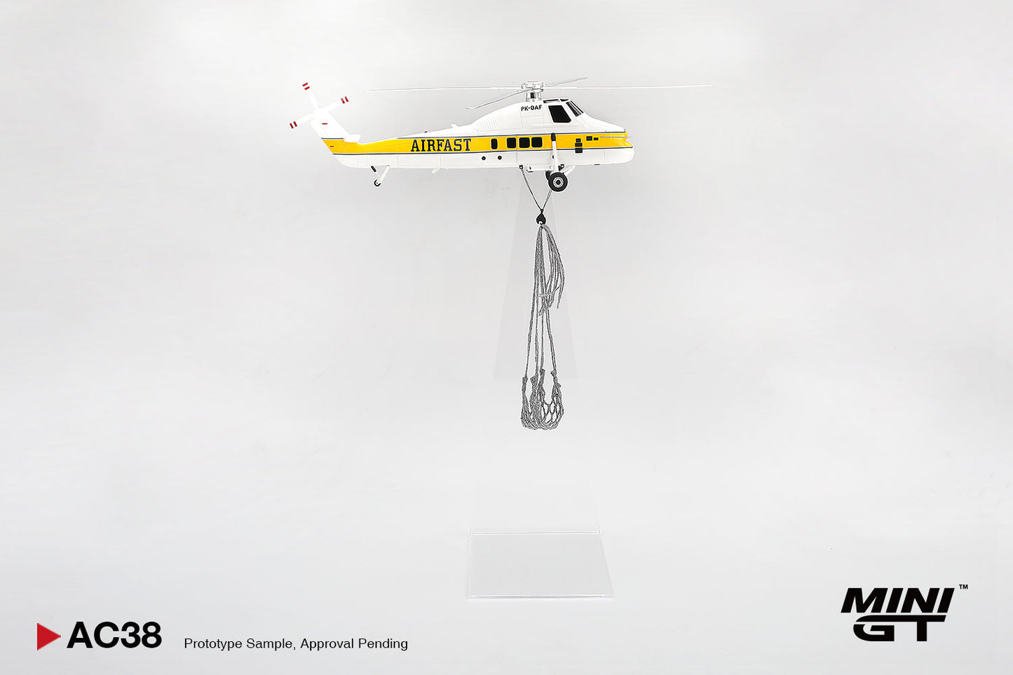 [PRE-ORDER] Mini GT - Sikorsky S58T Helicopter Camel Trophy 1985 – Scala 1/64 MGTAC38