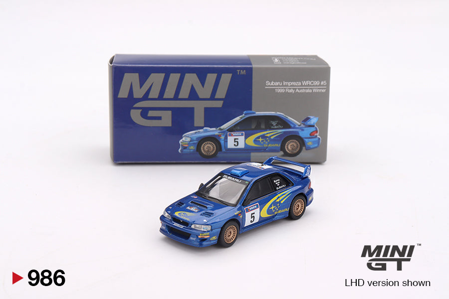 Mini GT - Subaru Impreza WRC98 #3 Rally Monte-Carlo 1998 - Scale 1/64 MGT00975-L