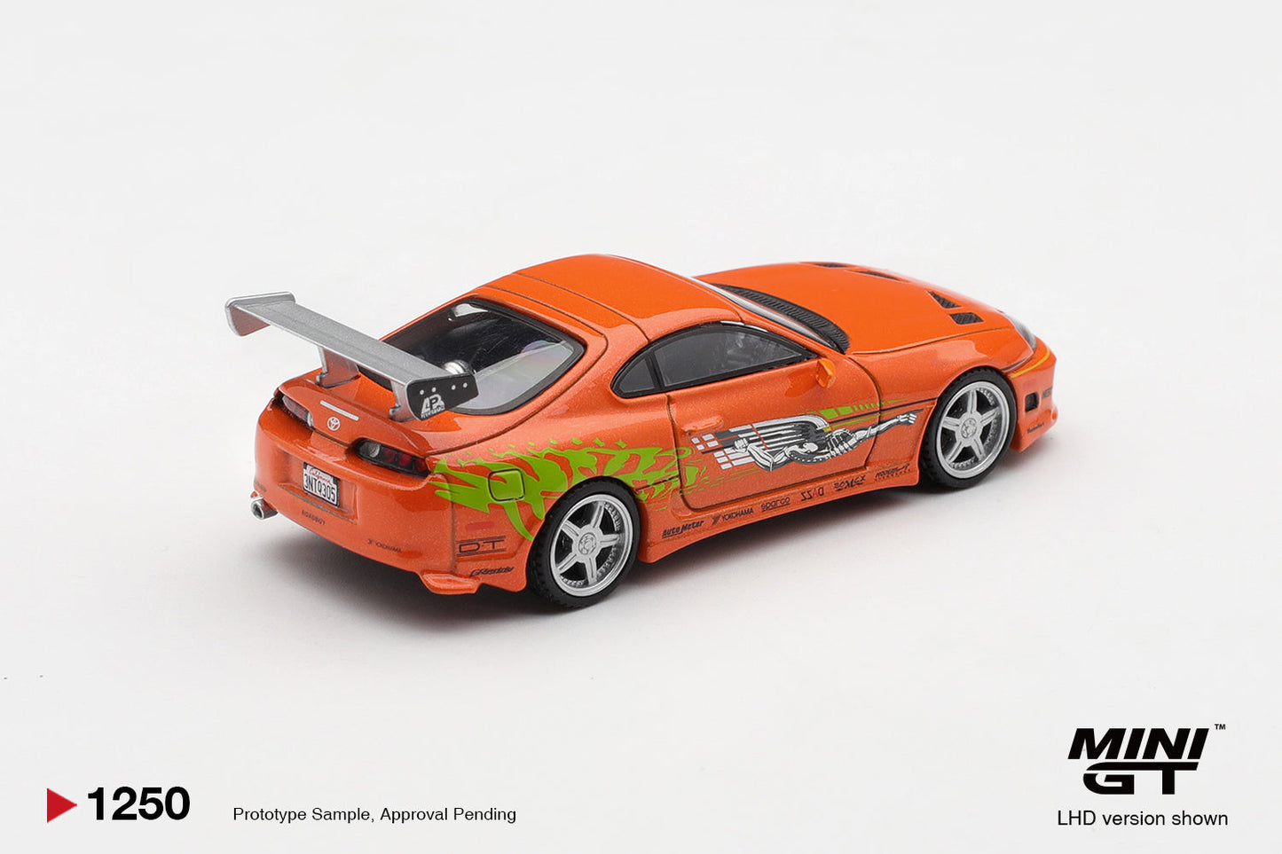 [PRE-ORDER] Mini GT - Toyota Supra MK4 (A80) BOMEX - The Fast and the Furious 2001 - Brian O'Conner - Scala 1/64 MGT01250-BL Blister Packaging