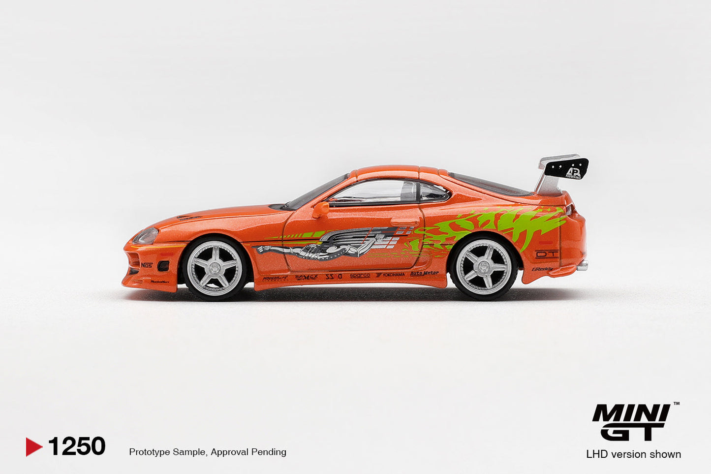 [PRE-ORDER] Mini GT - Toyota Supra MK4 (A80) BOMEX - The Fast and the Furious 2001 - Brian O'Conner - Scala 1/64 MGT01250-BL Blister Packaging