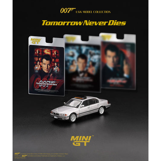 Mini GT - BMW 750IL 007 James Bond "Tomorrow Never Dies" - Scale 1/64 MGT00902-007E English Blister