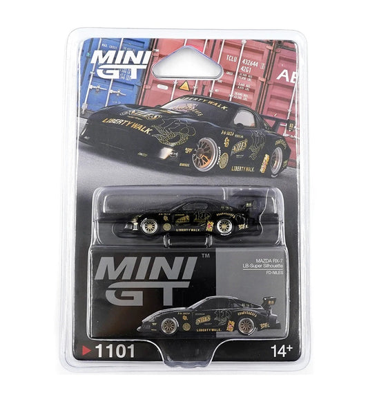 Mini Gt - Mazda RX-7 LB-Super Silhouette FD-NILES - Scala 1/64 MGT01101-BL Blister Packaging