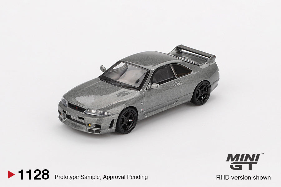 Mini GT - Nissan Skyline GT-R Dark Metal Gray (NISMO BCNR33 CRS Version) - Scale 1/64 MGT01128-R
