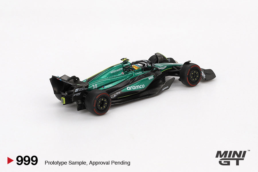 [PRE-ORDER] Mini GT - Aston Martin AMR24 #14 Fernando Alonso F1 Bahrain GP 2024 - Scala 1/64 MGT00999-L