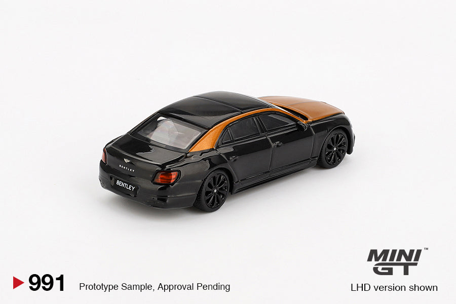 [PRE-ORDER] Mini GT - Bentley Flying Spur Orange Flame / Onyx 2024 - Scale 1/64 MGT00991-L