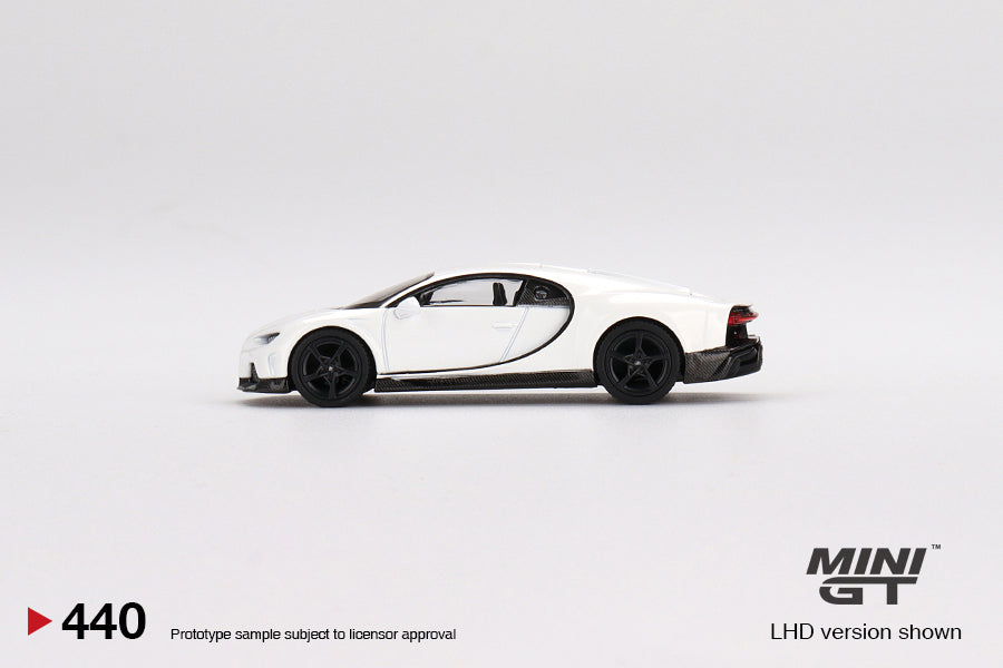 Mini GT - Bugatti Chiron Super Sport White - Scala 1/64 MGT00440-L