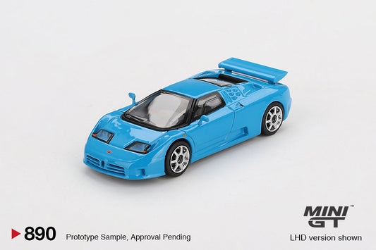 Mini GT - Bugatti EB110 Super Sport Blu Bugatti - Scala 1/64 MGT00890-L