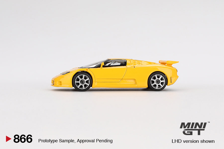 Mini Gt - Bugatti EB110 Super Sport Giallo Bugatti - Scala 1/64 MGT00866-L