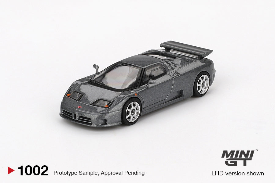 [PRE-ORDER] Mini GT - Bugatti EB110 Super Sport Grigio Scuro 1995 - Scala 1/64 MGT01002-L