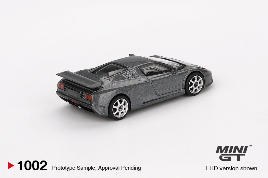[PRE-ORDER] Mini GT - Bugatti EB110 Super Sport Grigio Scuro 1995 - Scala 1/64 MGT01002-L