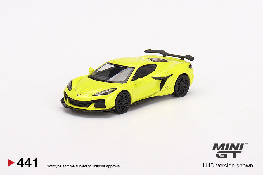 Mini GT - Chevrolet Corvette Z06 2023 Accelerate Yellow - Scala 1/64 MGT00441-R