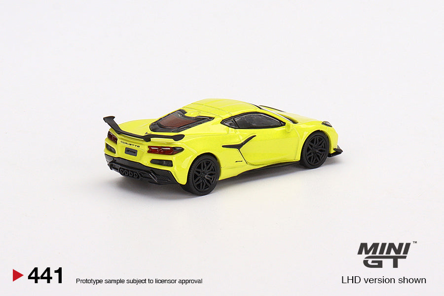 Mini GT - Chevrolet Corvette Z06 2023 Accelerate Yellow - Scala 1/64 MGT00441-R