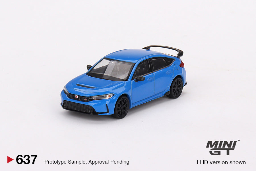 Mini GT - Honda Civic Type R Boost Blue Pearl 2023 RHD - Scale 1/64 MGT00637-R