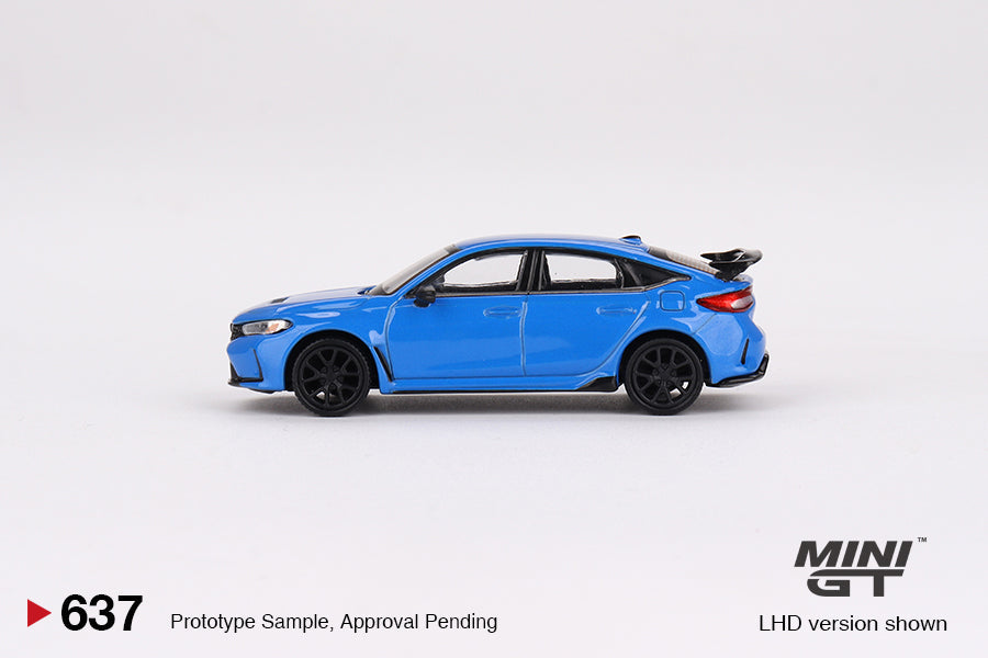 Mini GT - Honda Civic Type R Boost Blue Pearl 2023 RHD - Scale 1/64 MGT00637-R