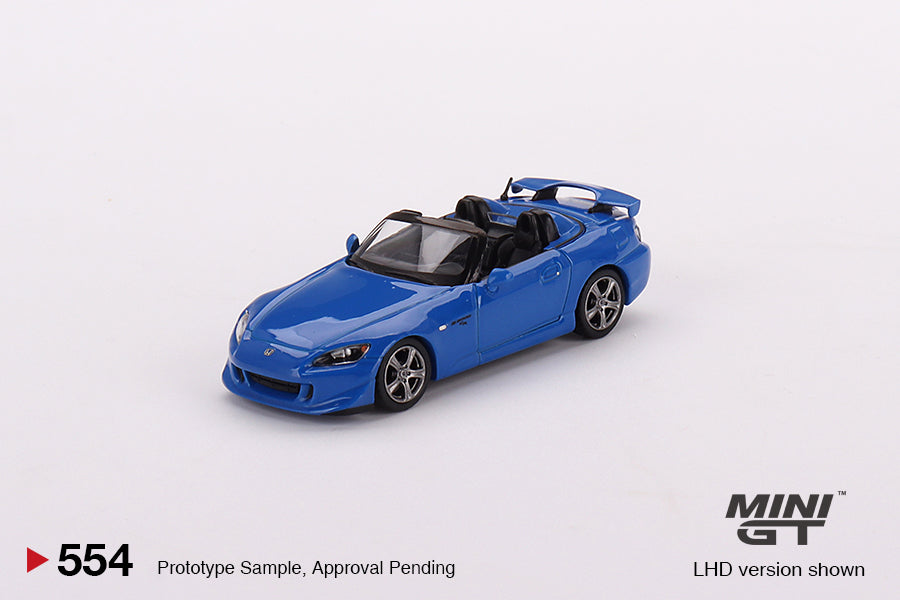 Mini GT - Honda S2000 (AP2) CR Apex Blue LHD - Scala 1/64 MGT00554-L