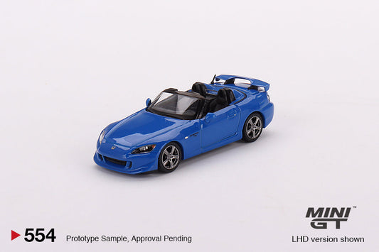Mini GT - Honda S2000 (AP2) CR Apex Blue LHD - Scala 1/64 MGT00554-L