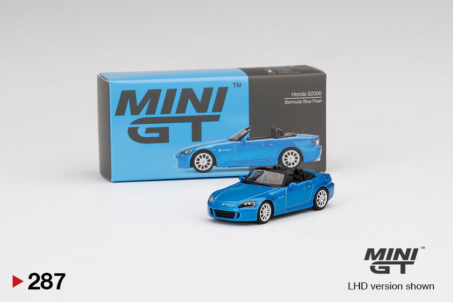 Mini GT - Honda S2000 (AP2) Laguna Blue Pearl - Scale 1/64 MGT00287-R