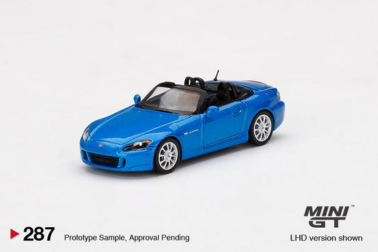 Mini GT - Honda S2000 (AP2) Laguna Blue Pearl - Scala 1/64 MGT00287-R