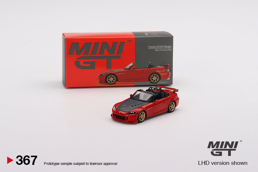 Mini GT - Honda S2000 (AP2) MUGEN New Formula Red RHD - Scale 1/64 MGT00367-R