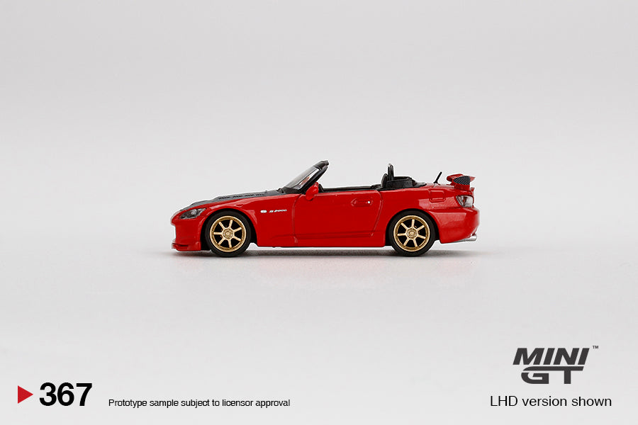 Mini GT - Honda S2000 (AP2) MUGEN New Formula Red RHD - Scale 1/64 MGT00367-R