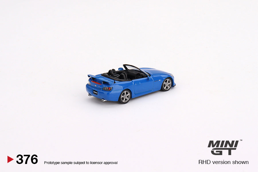 Mini GT - Honda S2000 (AP2) Type S Apex Blue RHD - Scale 1/64 MGT00376-R