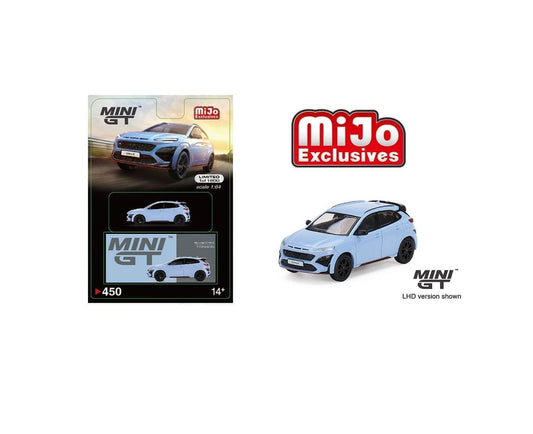 Mini GT - Hyundai KONA N Performance Blue MiJo Exclusives - Scala 1/64 MGT00450-MJ LHD