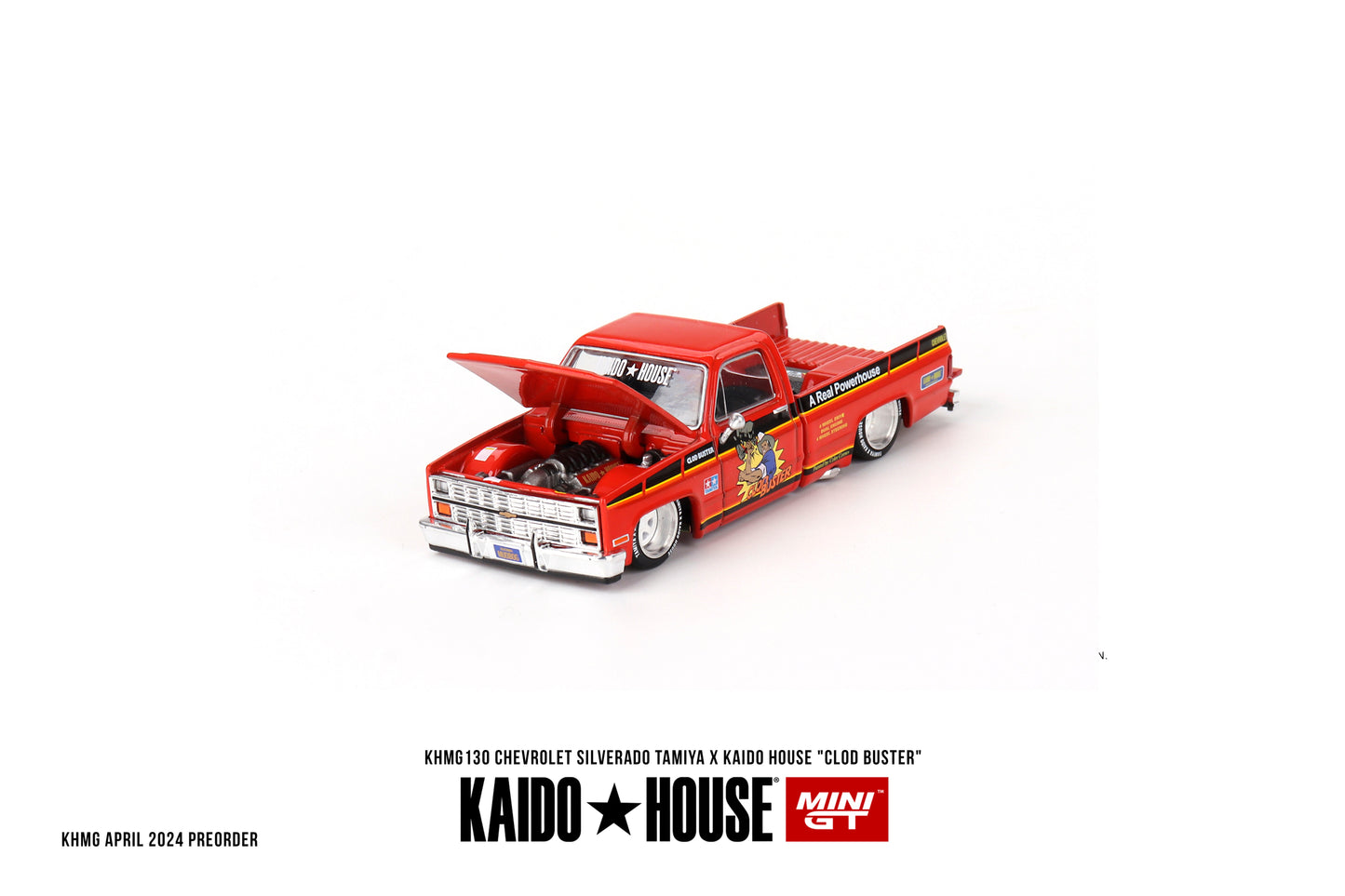 Mini GT - Chevrolet Silverado TAMIYA x KAIDO HOUSE "Clod Buster" - KAIDO HOUSE - Scala 1/64 KHMG130