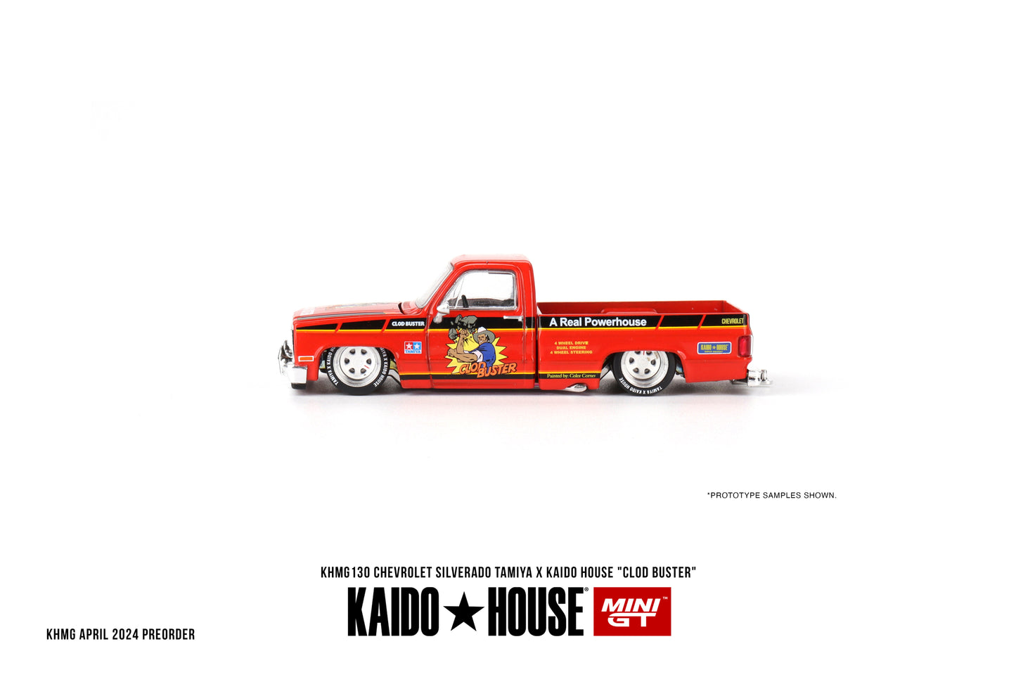 Mini GT - Chevrolet Silverado TAMIYA x KAIDO HOUSE "Clod Buster" - KAIDO HOUSE - Scala 1/64 KHMG130
