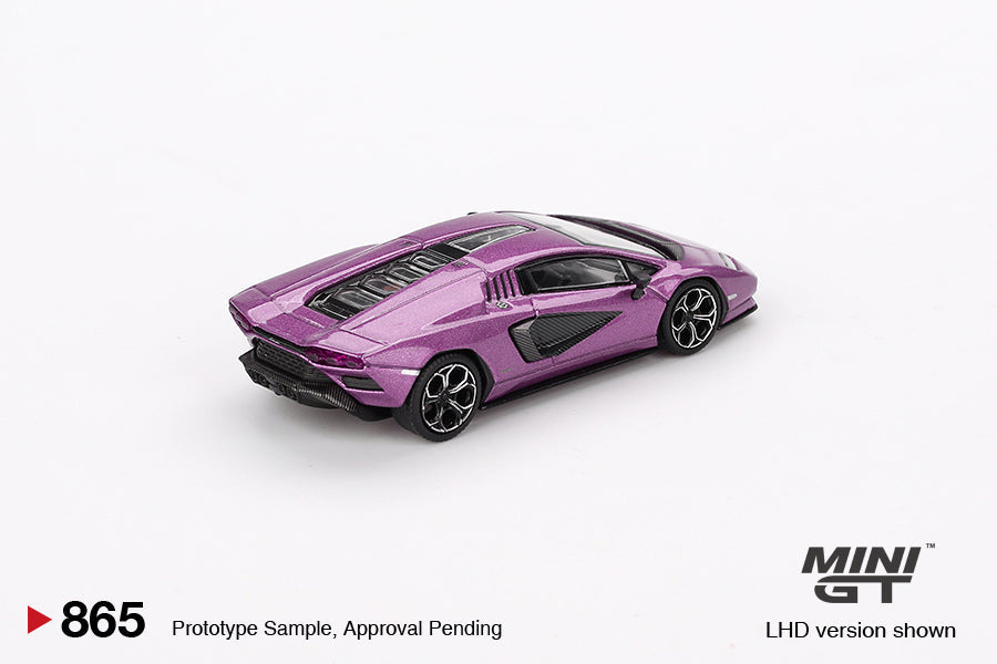 [PRE-ORDER] Mini Gt - Lamborghini Countach LPI 800-4 Viola 30th - Scala 1/64 MGT00865-L