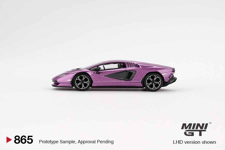 [PRE-ORDER] Mini Gt - Lamborghini Countach LPI 800-4 Viola 30th - Scala 1/64 MGT00865-L