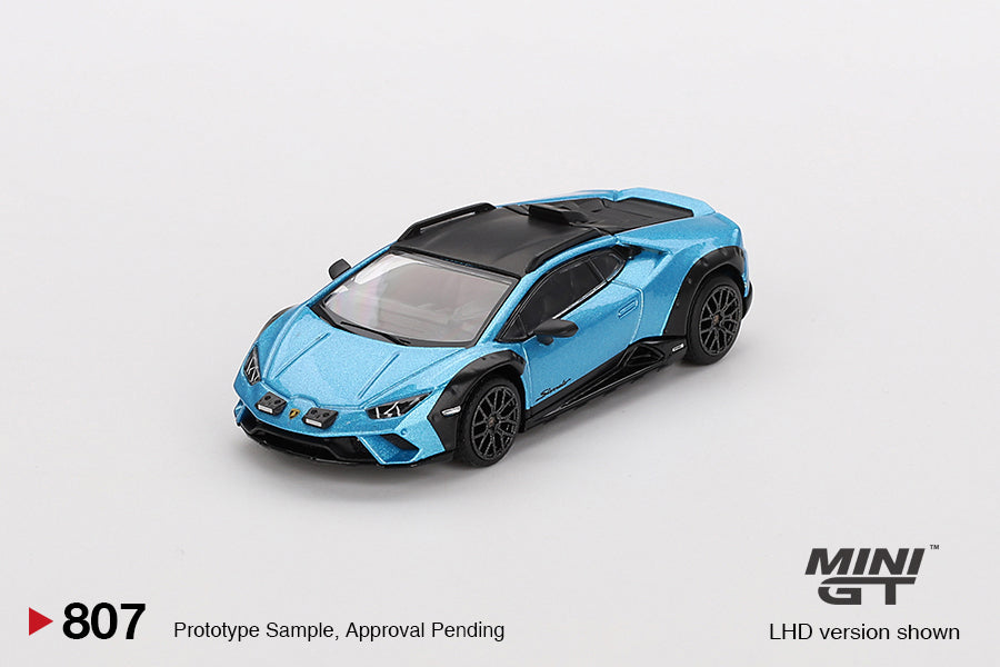 Mini GT - Lamborghini Huracán Sterrato Blu Aegir - Scala 1/64 MGT00807-L