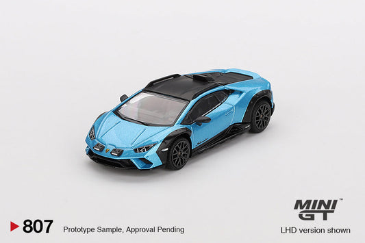 Mini GT - Lamborghini Huracán Sterrato Blu Aegir - Scala 1/64 MGT00807-L