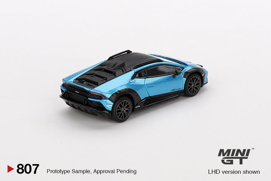 Mini GT - Lamborghini Huracán Sterrato Blu Aegir - Scala 1/64 MGT00807-L