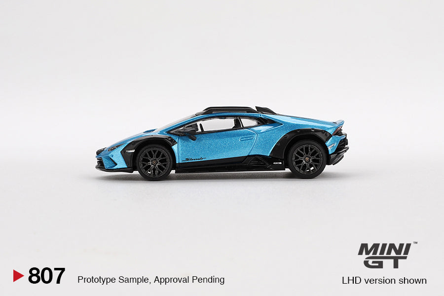 Mini GT - Lamborghini Huracán Sterrato Blu Aegir - Scala 1/64 MGT00807-L