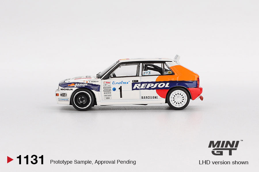 Mini GT - Lancia Delta HF Integrale Evoluzione #1 1993 Rallye Monte-Carlo - Scala 1/64 MGT01131-BL Blister Packaging