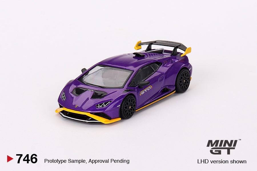 Mini GT - Lamborghini Huracán STO Viola Pasifae - Scala 1/64  MGT00746 LDH
