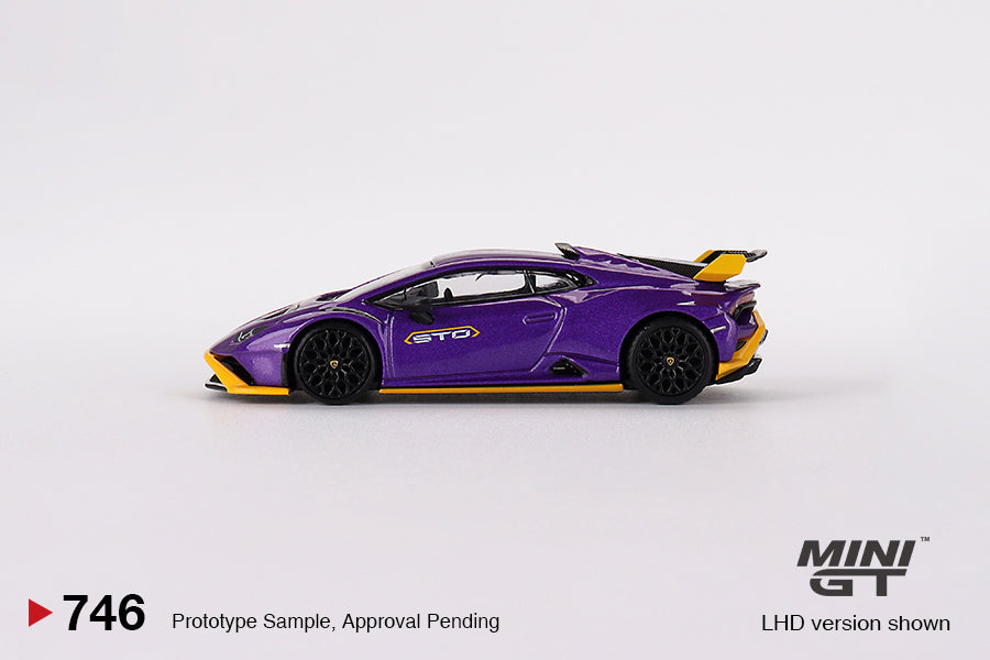 Mini GT - Lamborghini Huracán STO Viola Pasifae - Scala 1/64  MGT00746 LDH