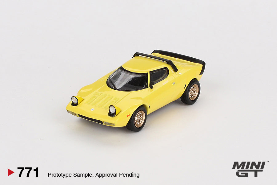 Mini GT - Lancia Stratos HF Stradale Giallo Fly - Scala 1/64 MGT00771