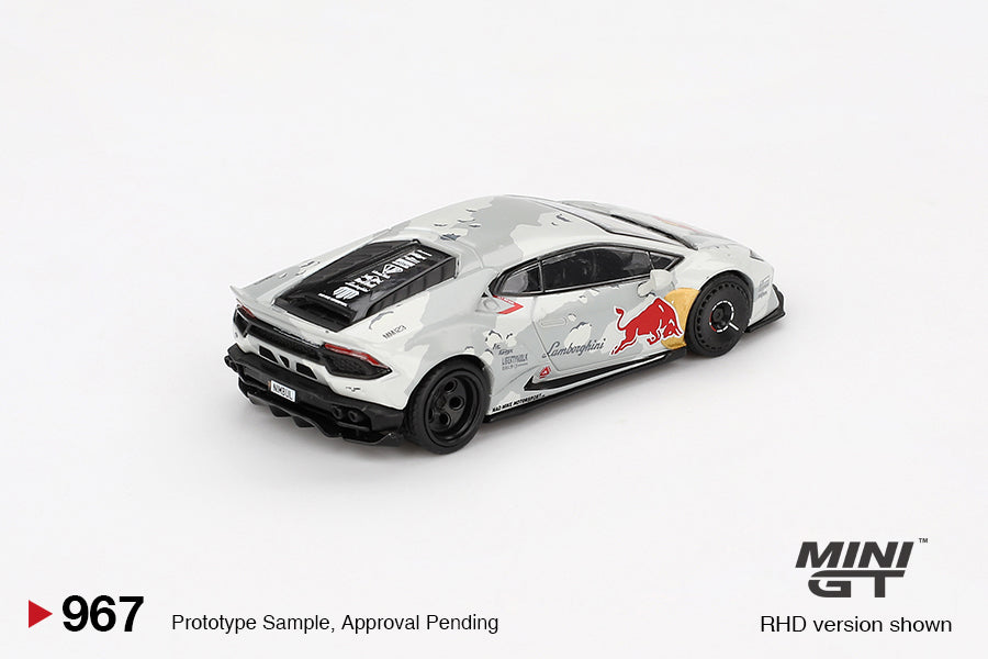 MINI GT LBWK Lamborghini Huracán GRAVITY Mini GT - Lamborghini Huracán LBWorks Ver. and Mad Mike Nimbul
