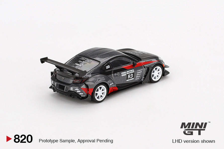 Mini GT - Toyota GR86 HKS Turbocharged Larry Chen's 2024 - Scale 1/64 MGT00820-L