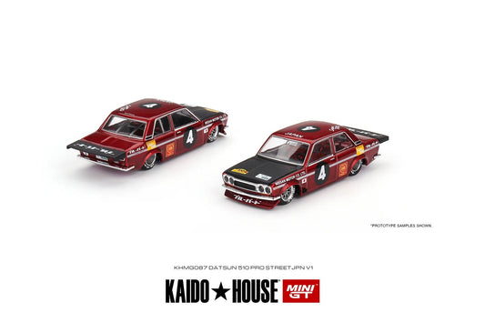 Mini GT - Datsun 510 Pro Street JPN V1 - KAIDO HOUSE - Scale 1/64 KHMG087